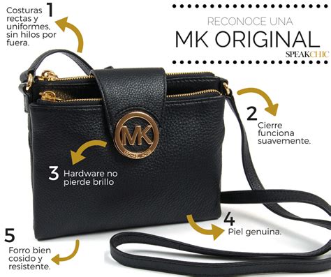 como saber si una cartera michael kors es original|¿Cómo diferenciar un bolso de Michael Kors .